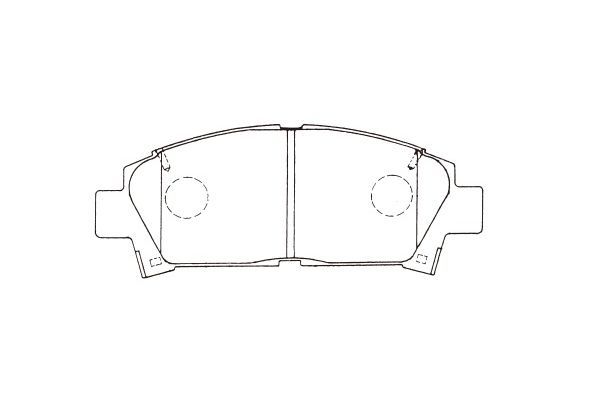 KAVO PARTS Комплект тормозных колодок, дисковый тормоз KBP-9142